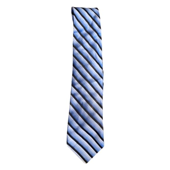 Ted Baker Blue Ombre Stripe Silk Tie - Picture 1 of 5